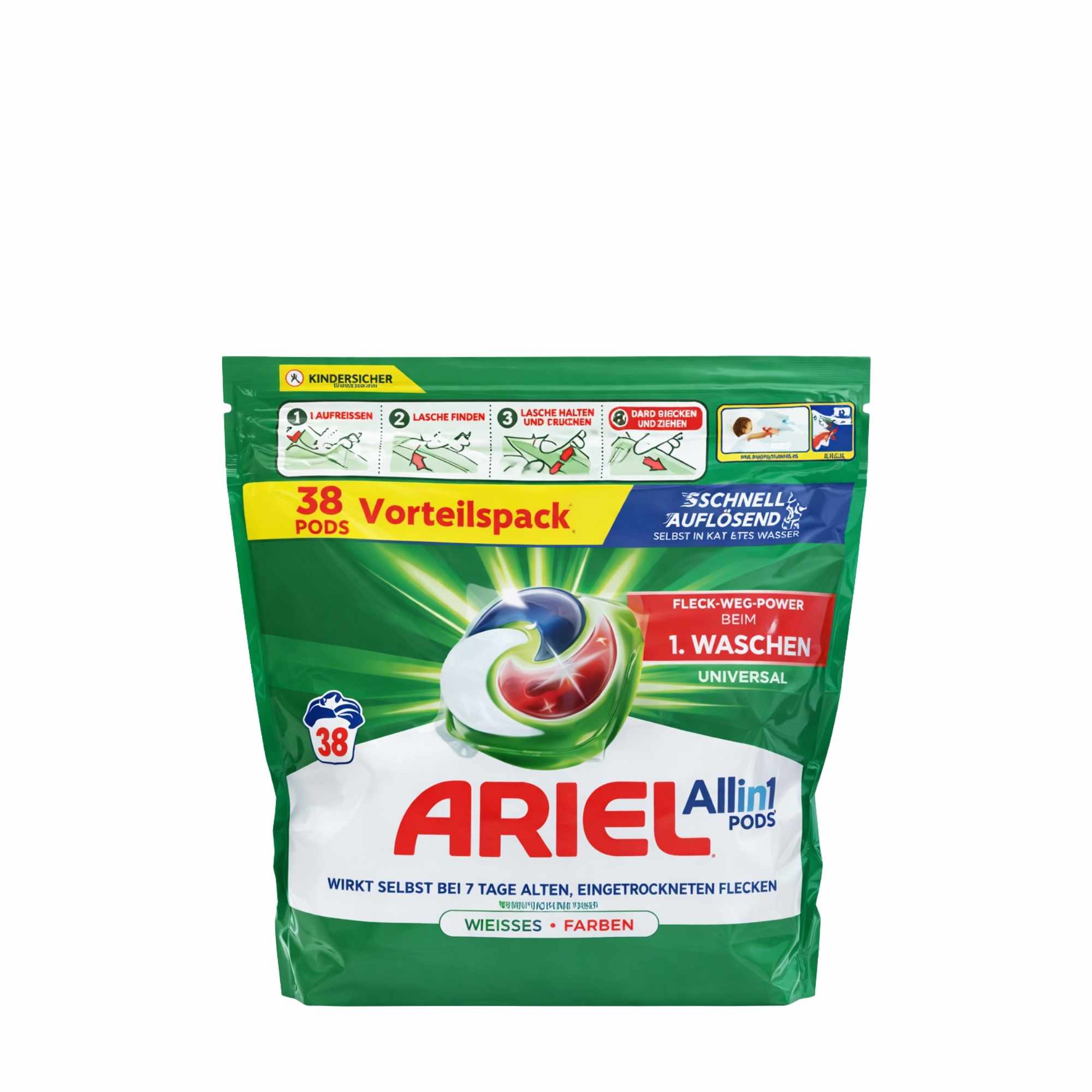 Ariel kapsulės 38 skalbimų 3in1 Universal+