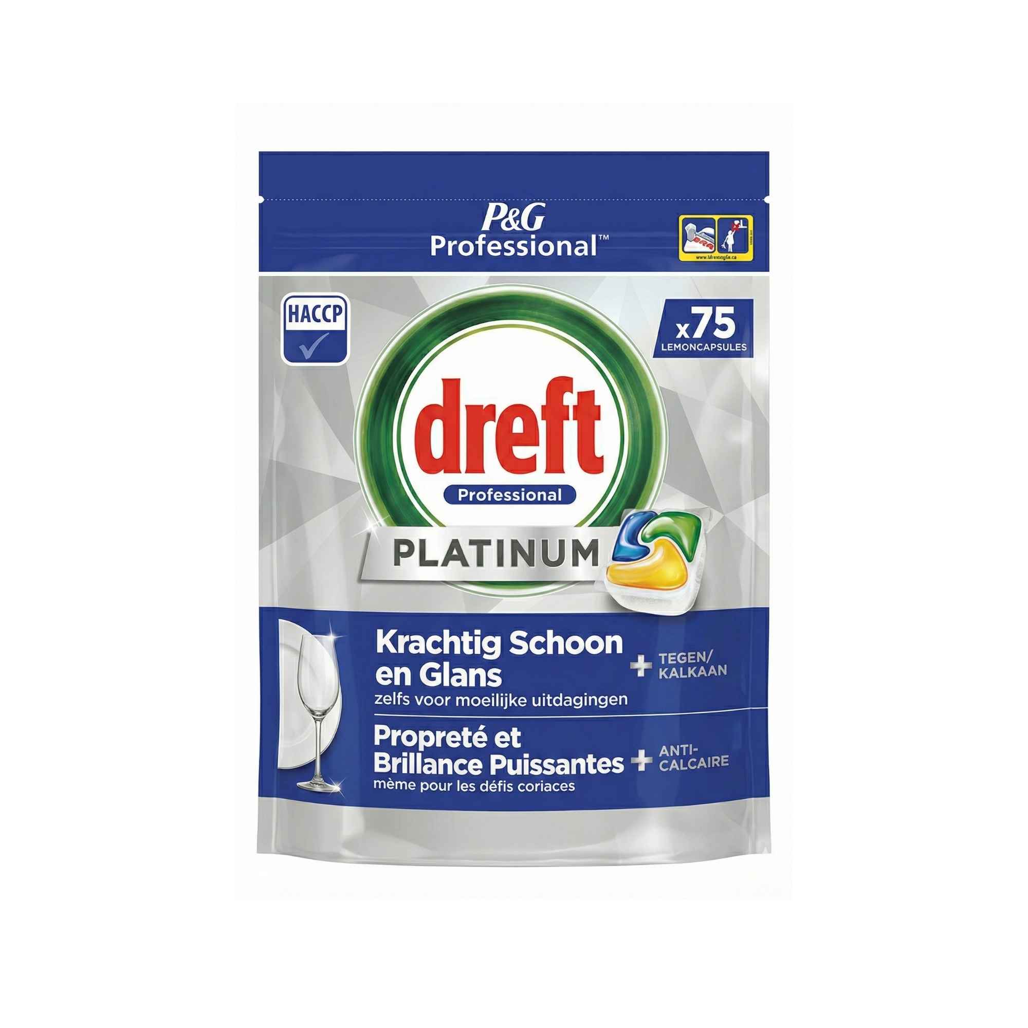 Dreft Platinum 75 vnt. indaplovių tabletės Lemon