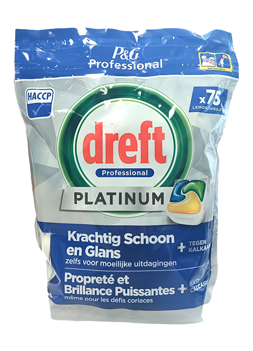 Dreft Platinum 75 vnt. indaplovių tabletės Lemon