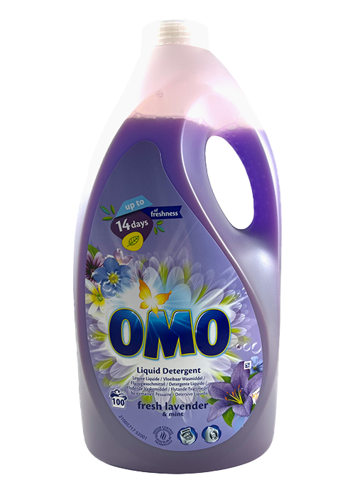OMO skalbimo gelis 100 skalbimų Universal Lavender 5 l