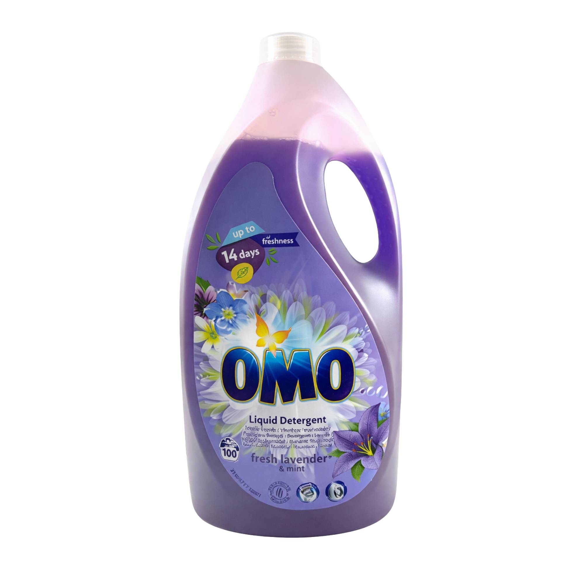OMO skalbimo gelis 100 skalbimų Universal Lavender 5 l