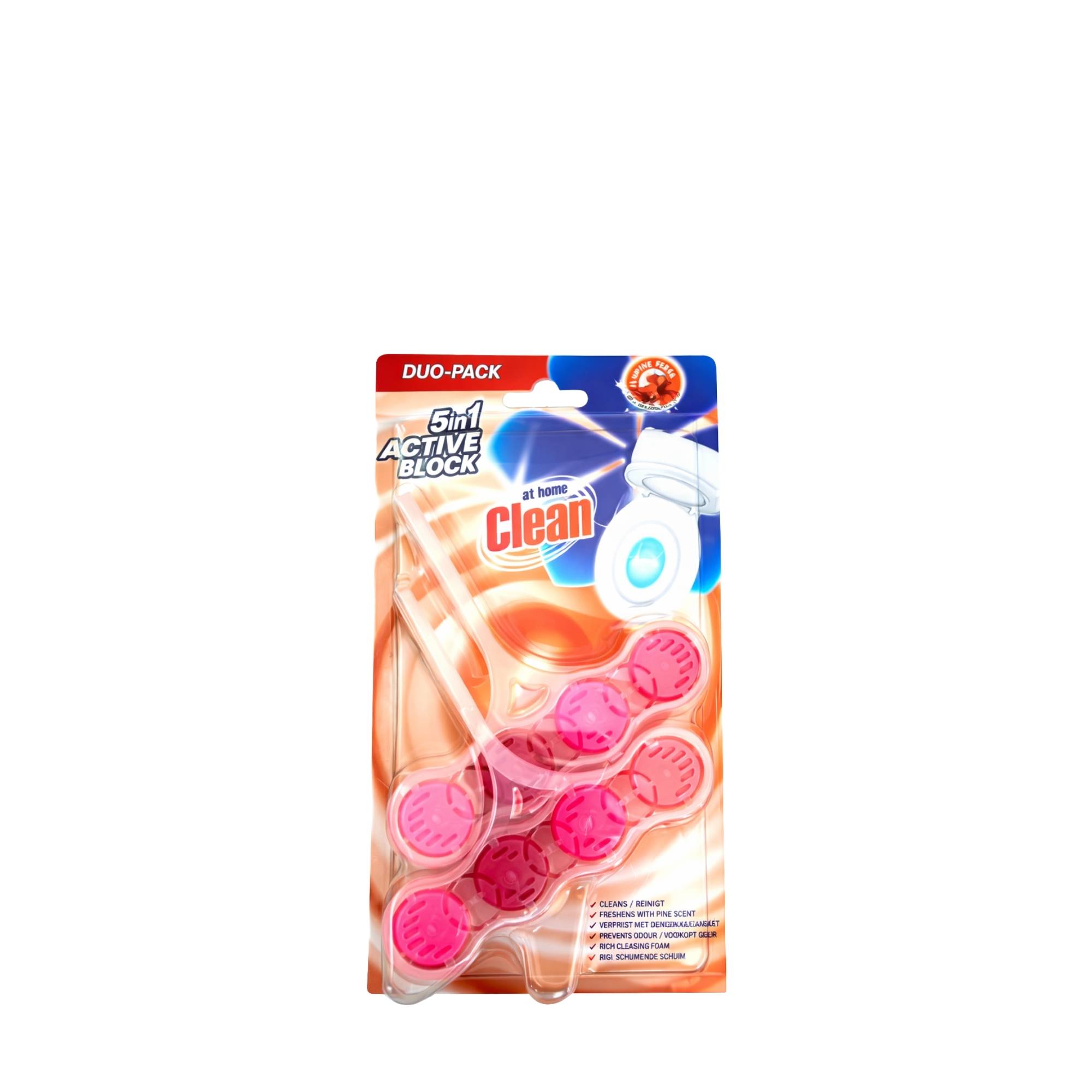 AT HOME Clean 5in1 Active Block Floral 2×45g.