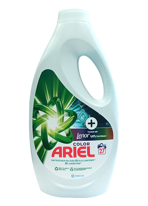 ARIEL Color Touch of Lenor Unstoppables 1,215 l (27 skalbimų)