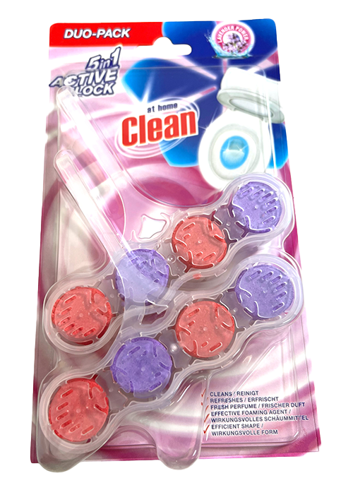 AT HOME Clean 5in1 Active Block Lavender 2×45g.