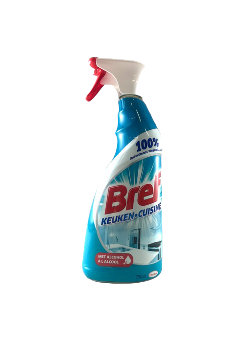 Bref virtuvės valiklis su alkoholiu 750 ml
