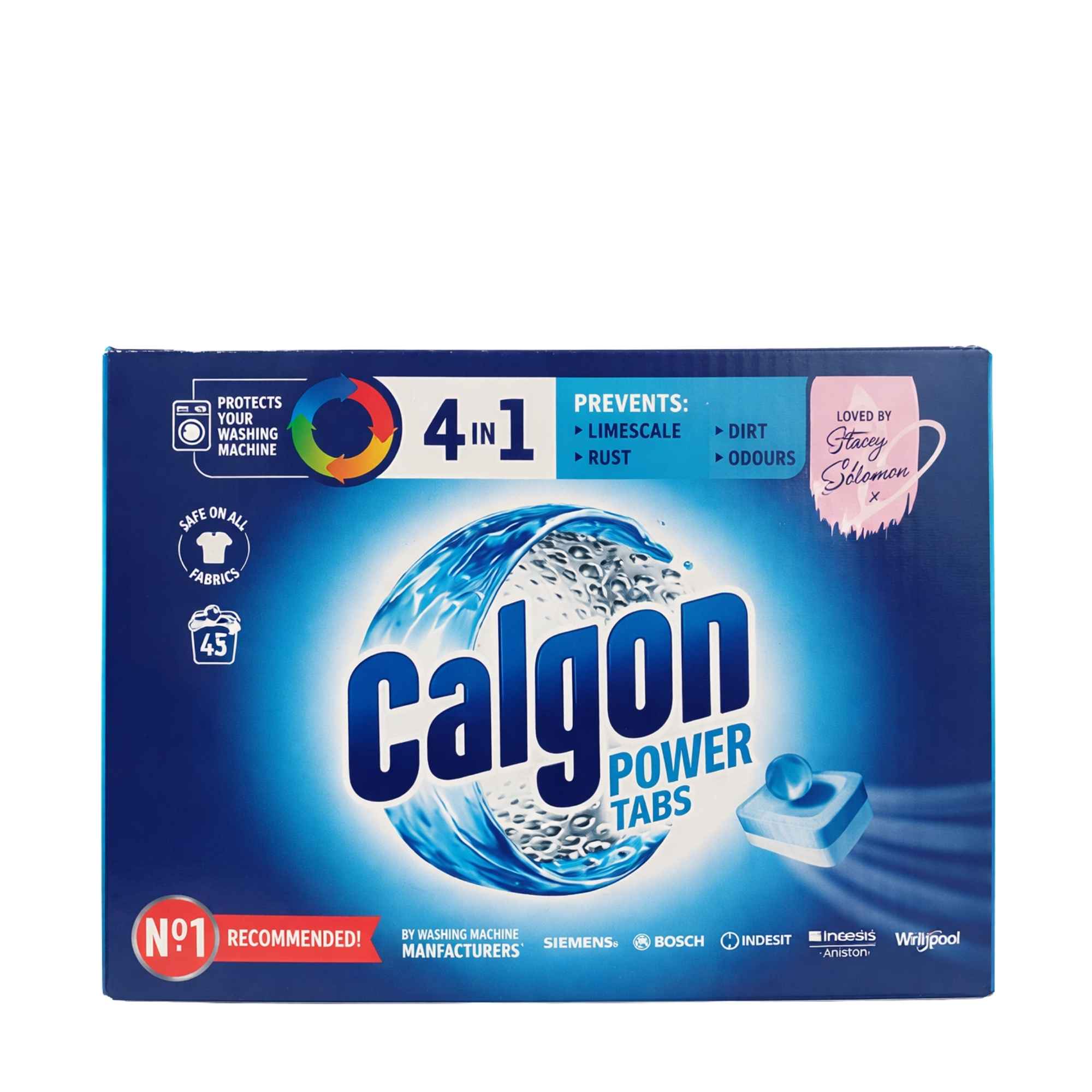 Calgon 4in1 apsauginės tabletės skalbimo mašinai, 45 vnt.