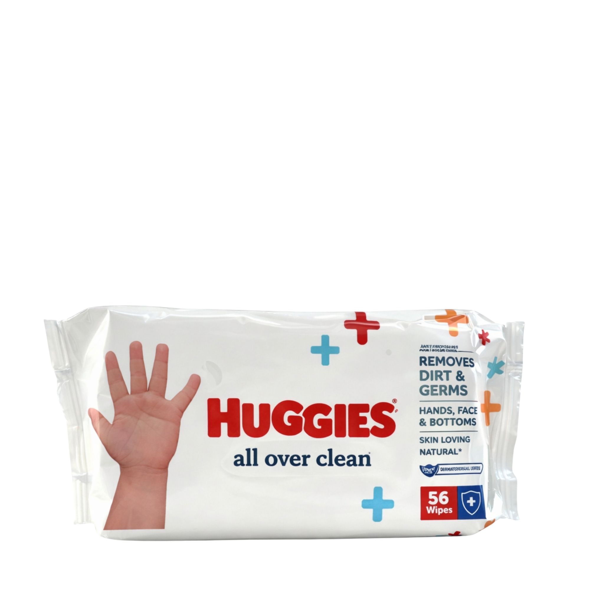 Huggies servetėlės vaikams „All Over Clean“ 56 vnt.