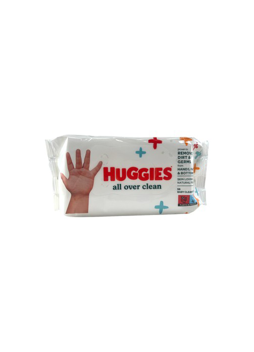Huggies servetėlės vaikams „All Over Clean“ 56 vnt.
