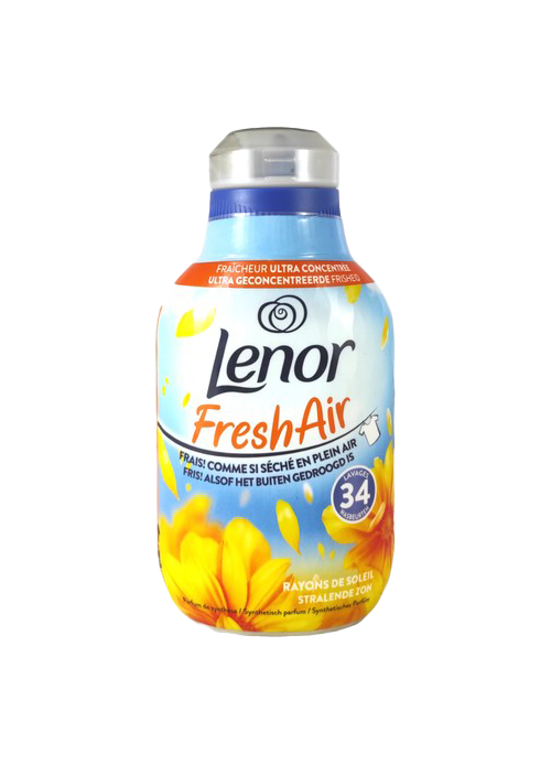 Lenor Fresh Air „Saulės spinduliai“ audinių minkštiklis 476 ml (34 skalbimai)