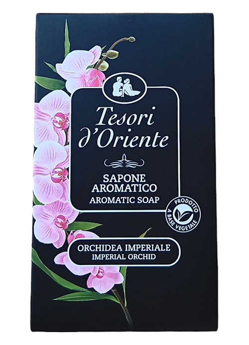 Tesori d'Oriente aromatinis muilas Orchidea Imperiale su imperatoriškosiomis orchidėjomis, 125g.