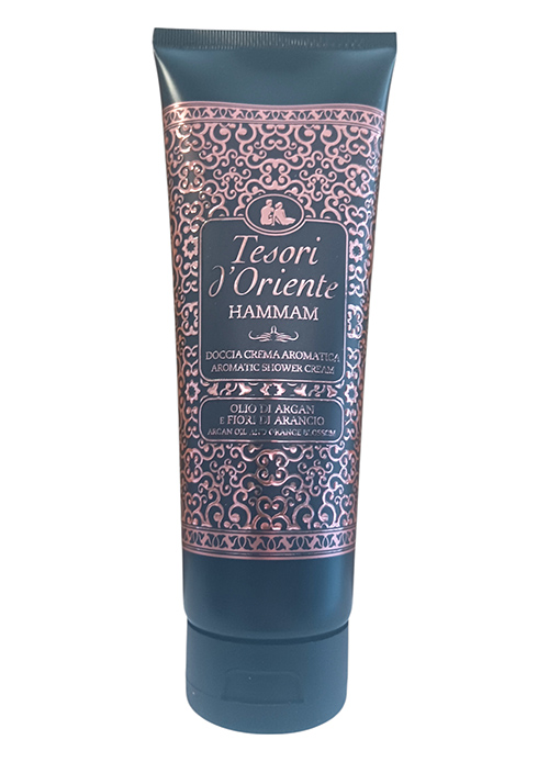 Tesori d'Oriente dušo kremas Hammam su argano aliejumi ir apelsinmedžio žiedais, 250 ml