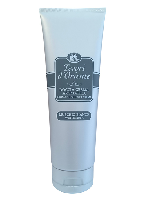 Tesori d'Oriente dušo kremas Muschio Bianco su baltuoju musku, 250 ml