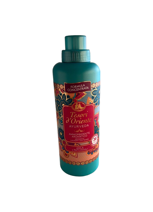 Tesori d'Oriente skalbinių minkštiklis Ayurveda su amla ir pačiulių aromatu, 760 ml (38 skalbimams)