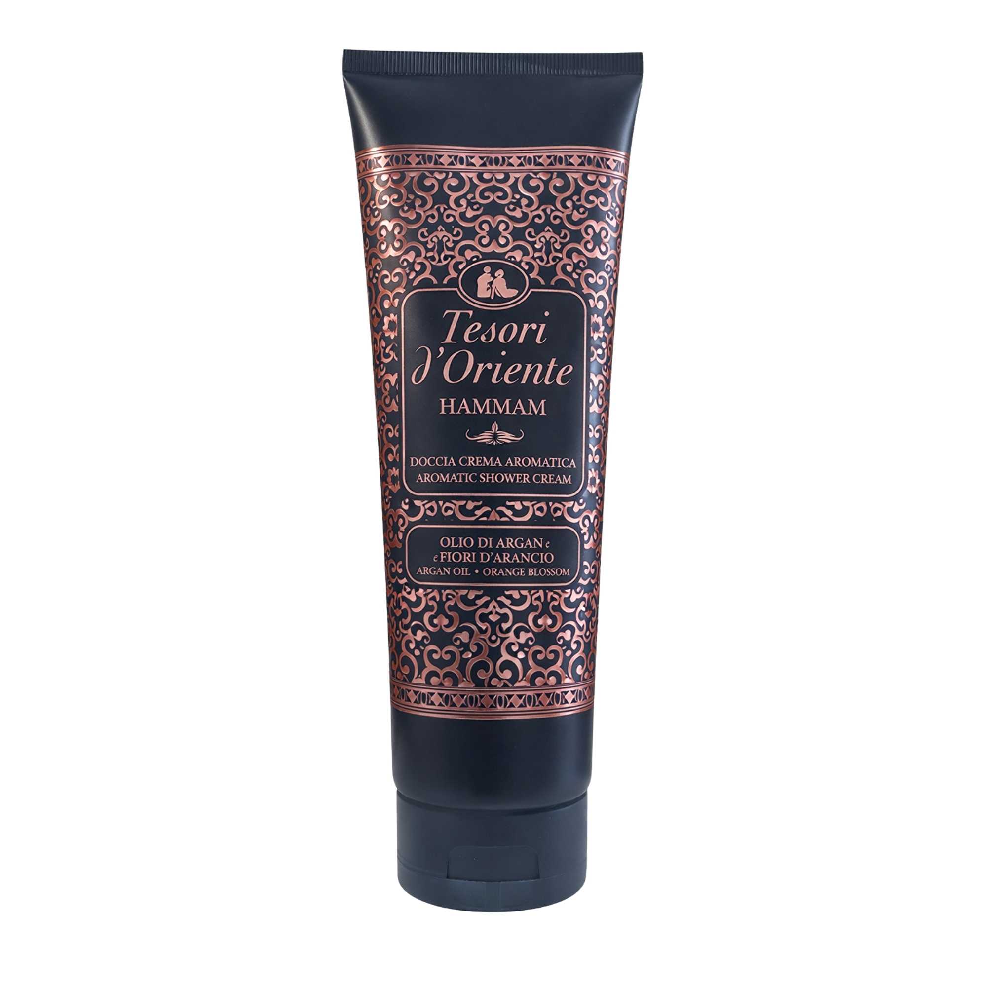 Tesori d'Oriente dušo kremas Hammam su argano aliejumi ir apelsinmedžio žiedais, 250 ml