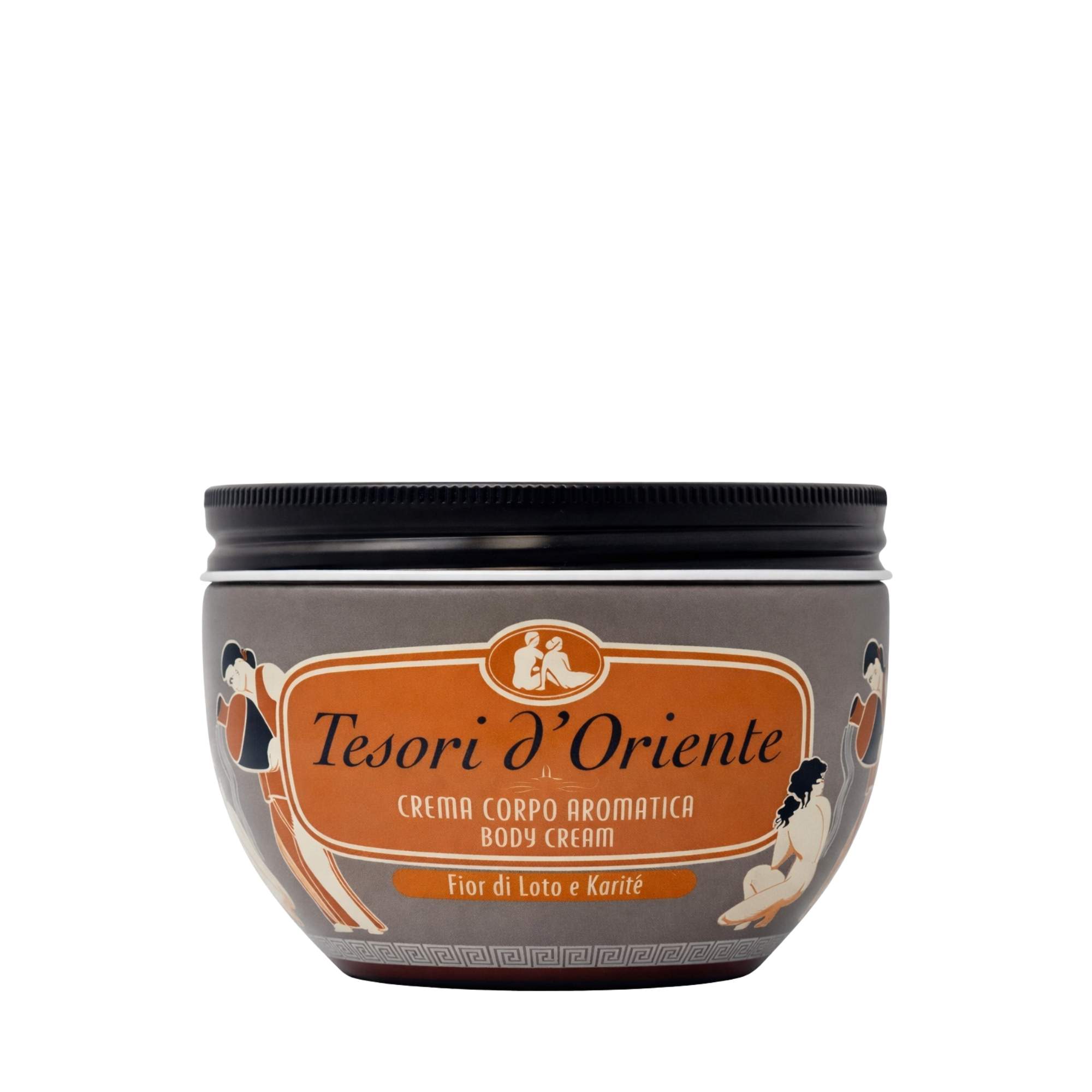 Tesori d'Oriente kūno kremas su lotoso žiedais ir taukmedžio sviestu, 300 ml
