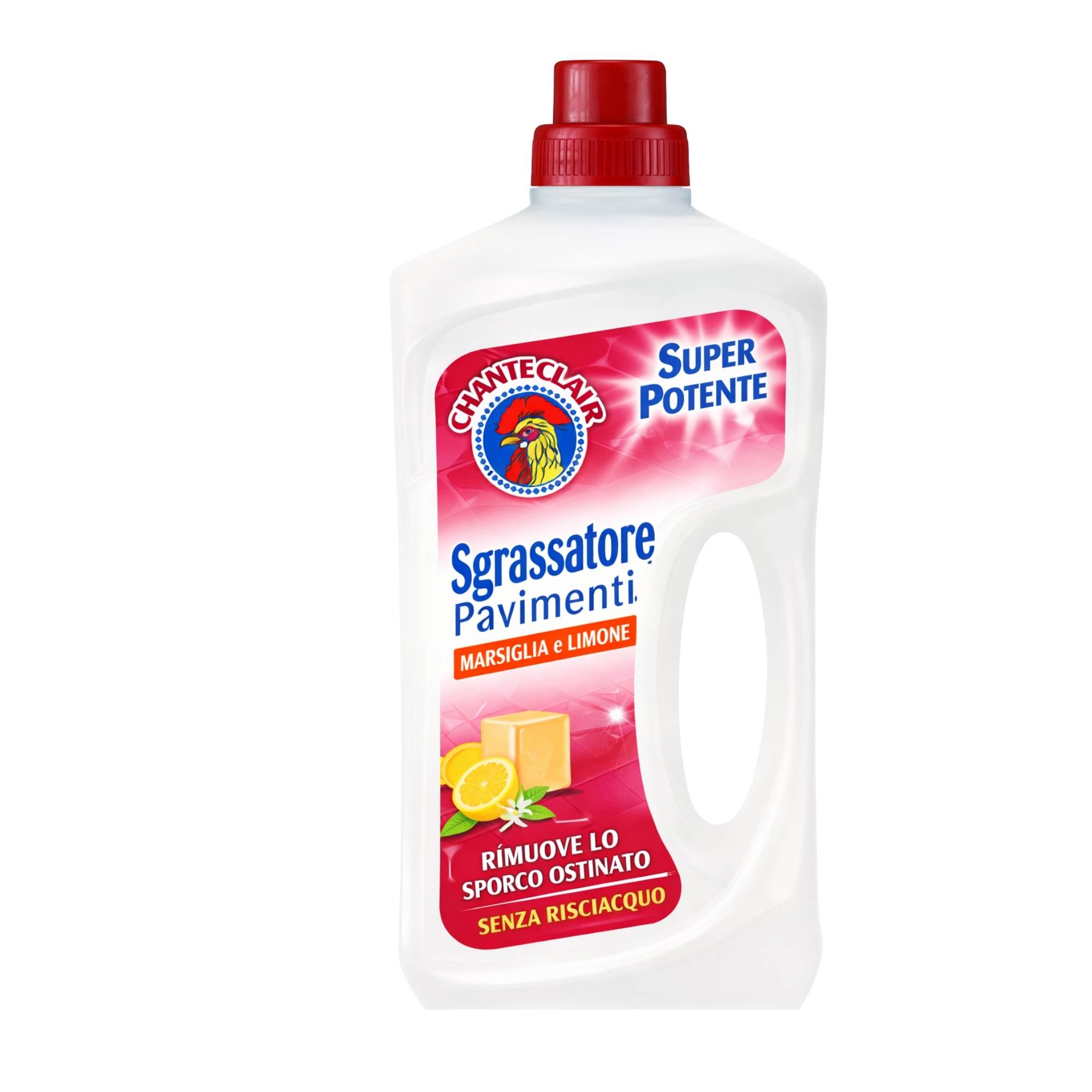 Chanteclair Sgrassatore Pavimenti Marsiglia e Limone - grindų valiklis su Marselio muilu ir citrina koncentratas750ML