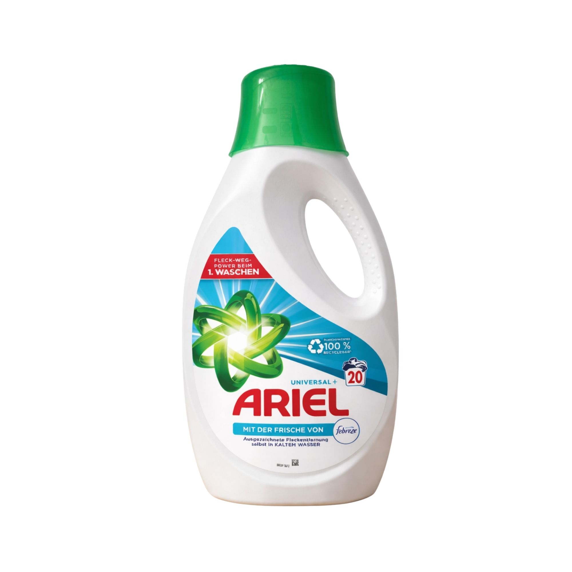 Ariel Wash Gel Universal+ Febreze 1 L (20 skalbimų) – universalus skystas skalbiklis su Febreze technologija