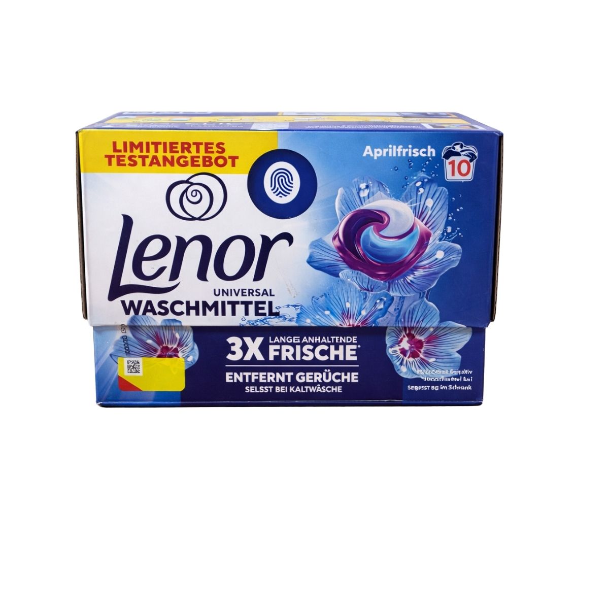 Lenor Pods 3in1 Universal Aprilfrisch skalbimo kapsulės (10 skalbimų) – 3in1  kapsulės
