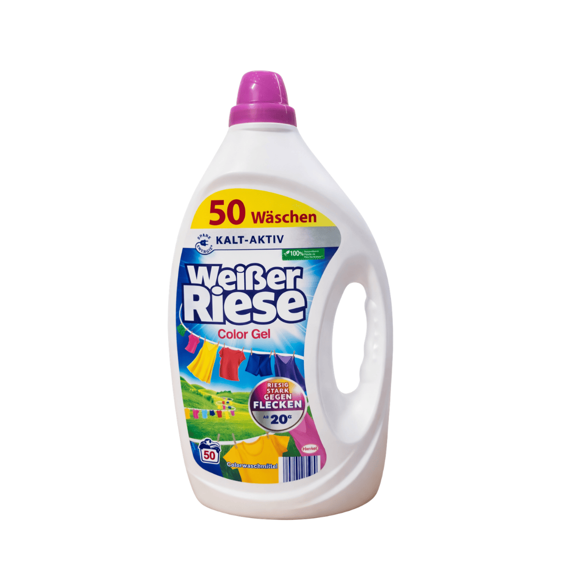 Weißer Riese Color Gel 2,25 l (50 skalbimų) –  skystas skalbiklis spalvotiem
