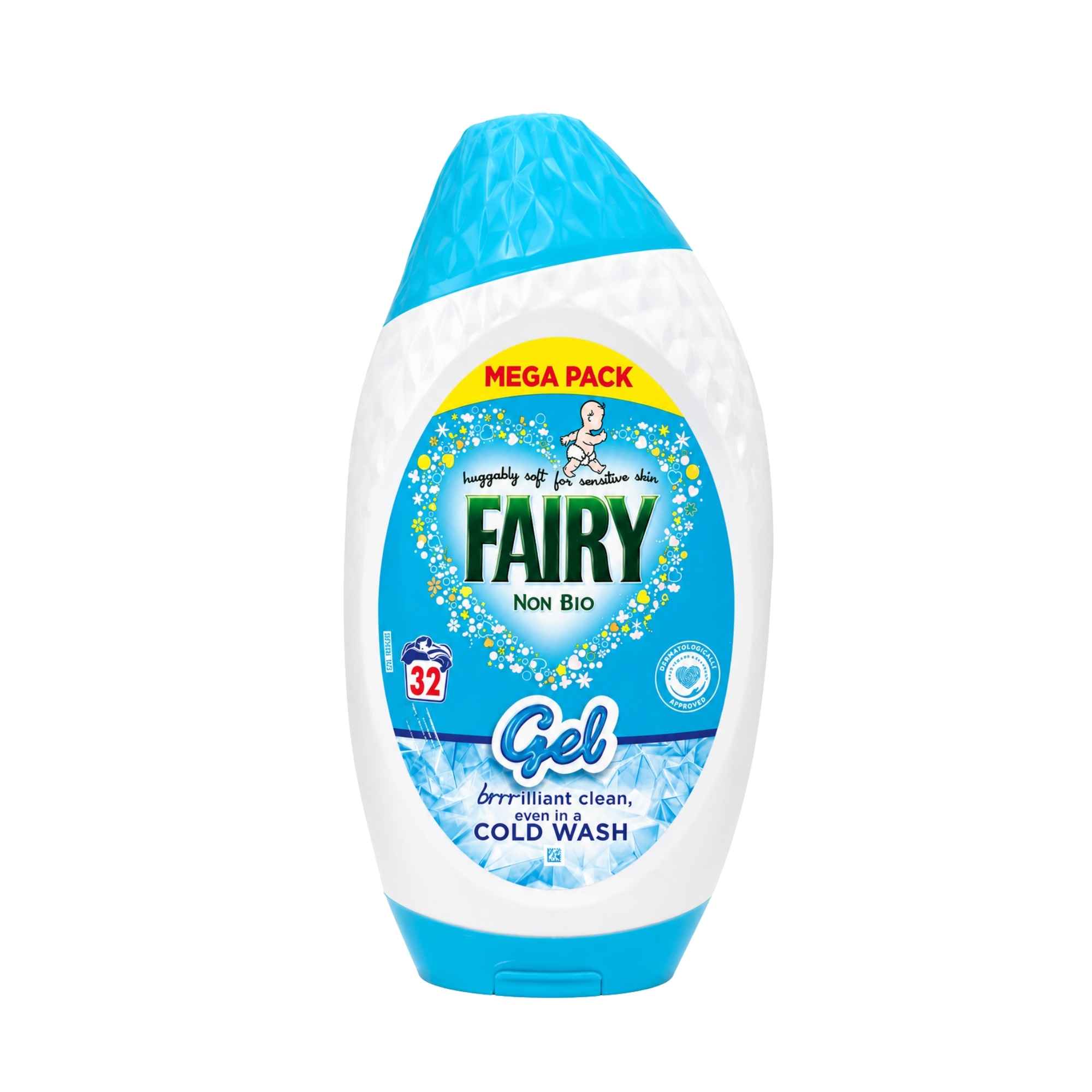Fairy Non Bio gelinis skalbiklis jautriai odai, 1056 ml, 32 skalbimai
